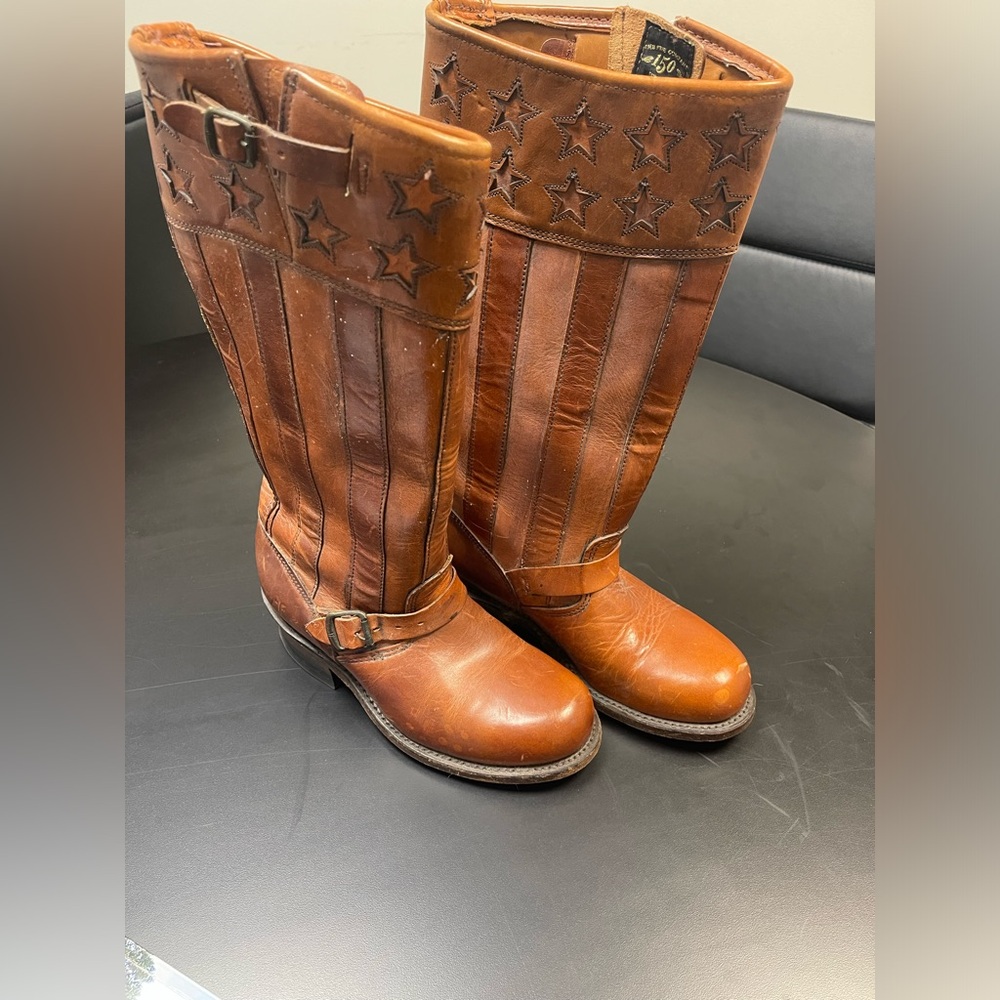 Frye boots size 8 Stars and Stripes